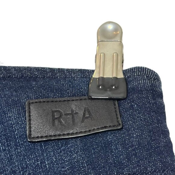 RTA Madison Zip Skinny Jeans Superior Blue Women’s Size 24 High Rise Stretch - Picture 8 of 13